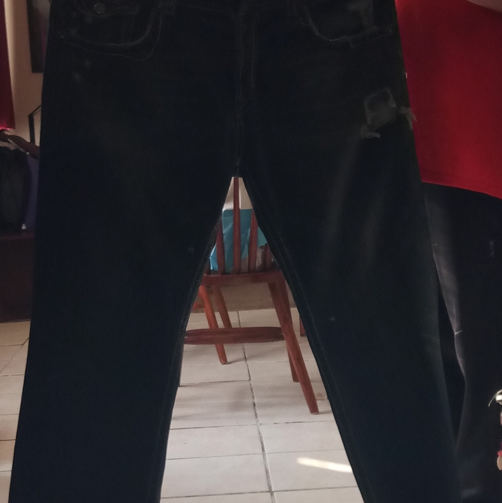 Mek dingy blue boot cut jeans